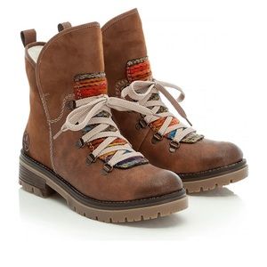 Rieker Zip Boots Sz 39 New